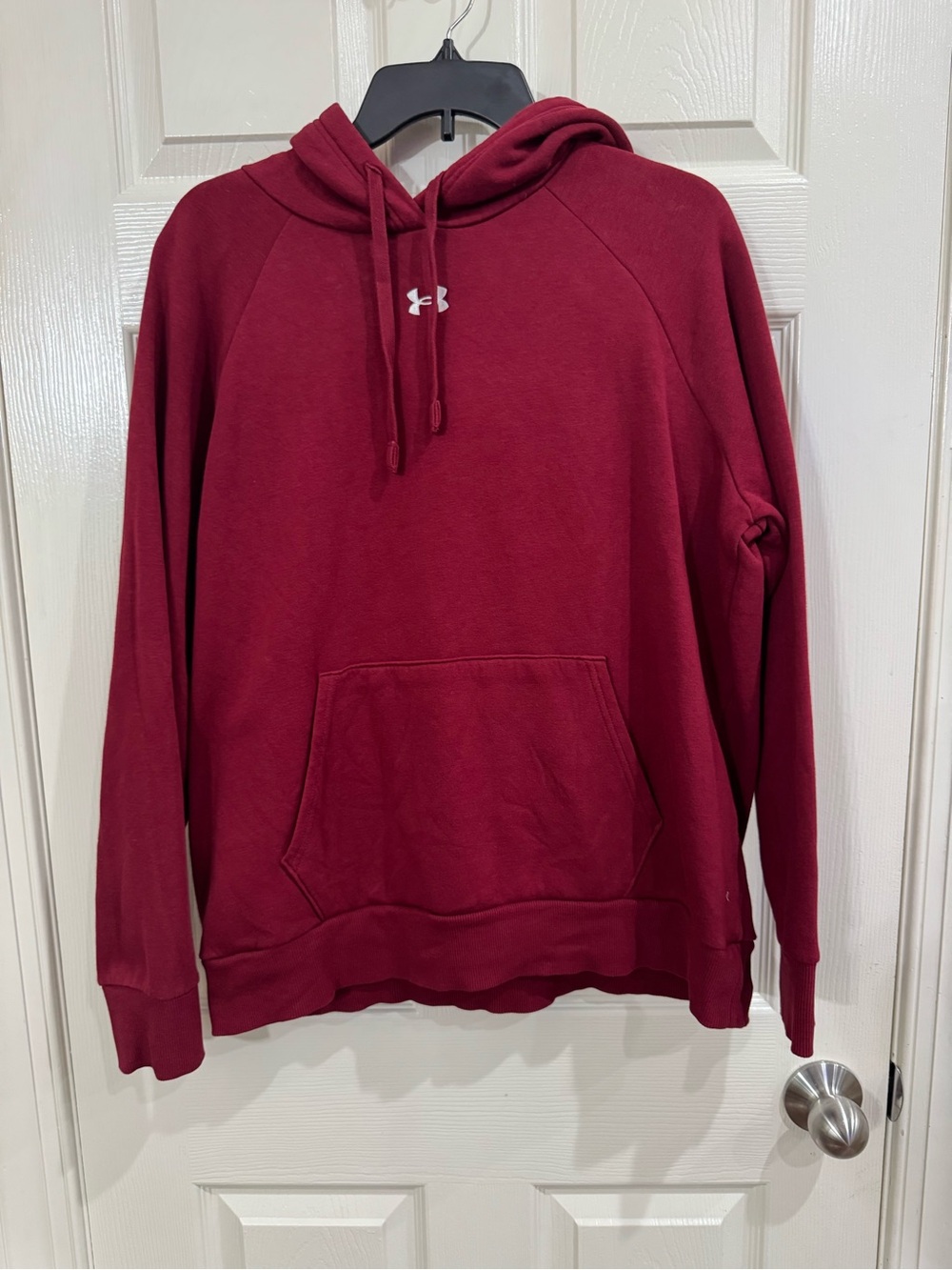 Under Armour Men's Burgundy Hoodie Sweatshirt